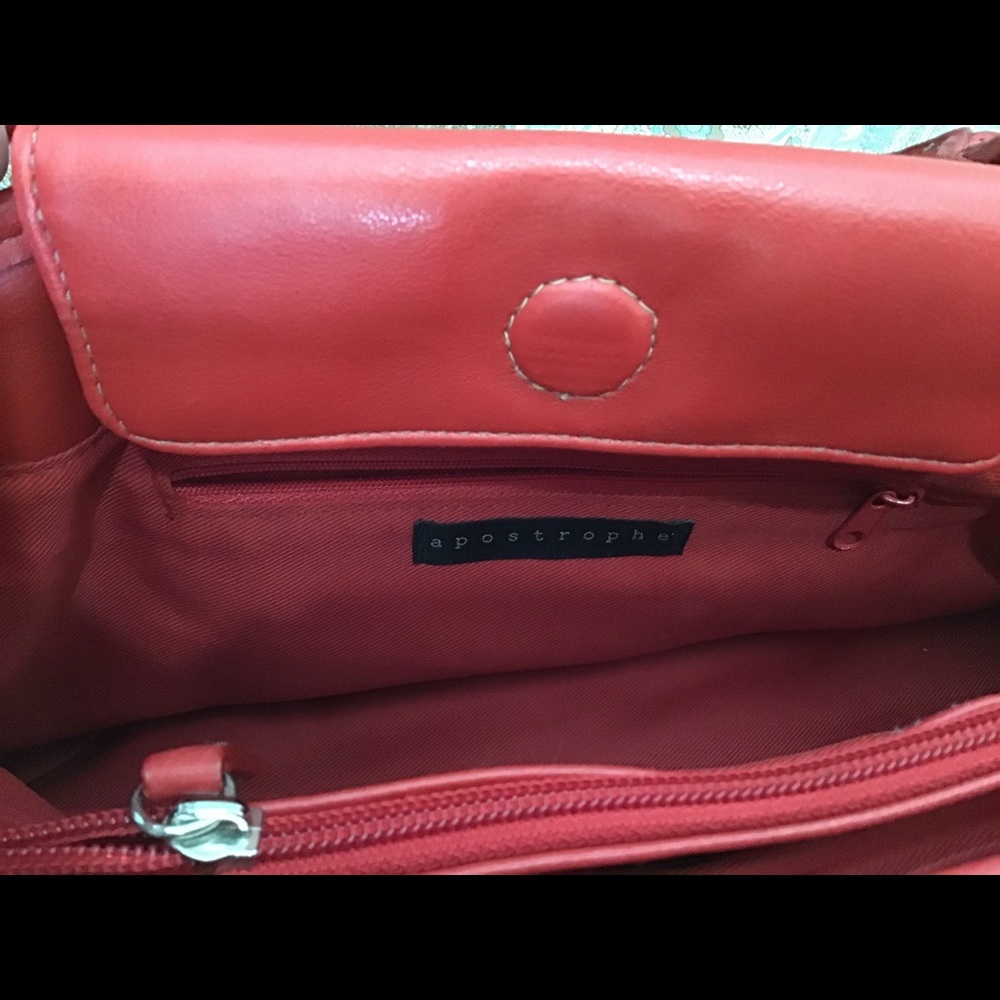 Apostrophe Red Bag - Picture 3 of 4